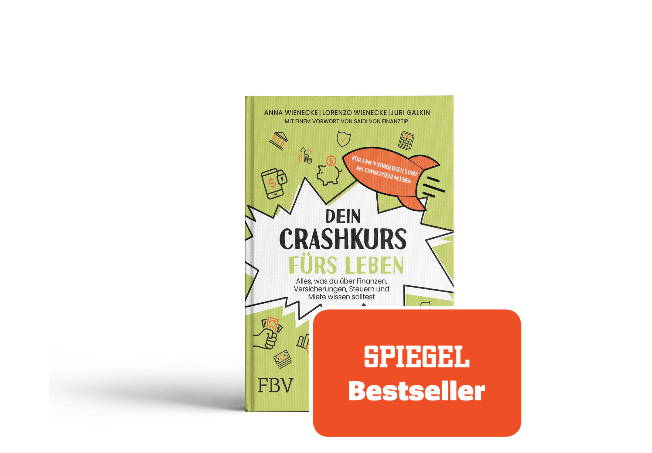 Buchcover Dein Crashkurs fürs Leben – Finanzratgeber von Finanzklar zu Finanzen, Altersvorsorgedepot, Steuern und Versicherungen